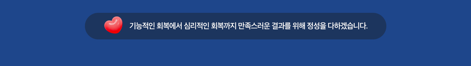 정성을 다하겠습니다.